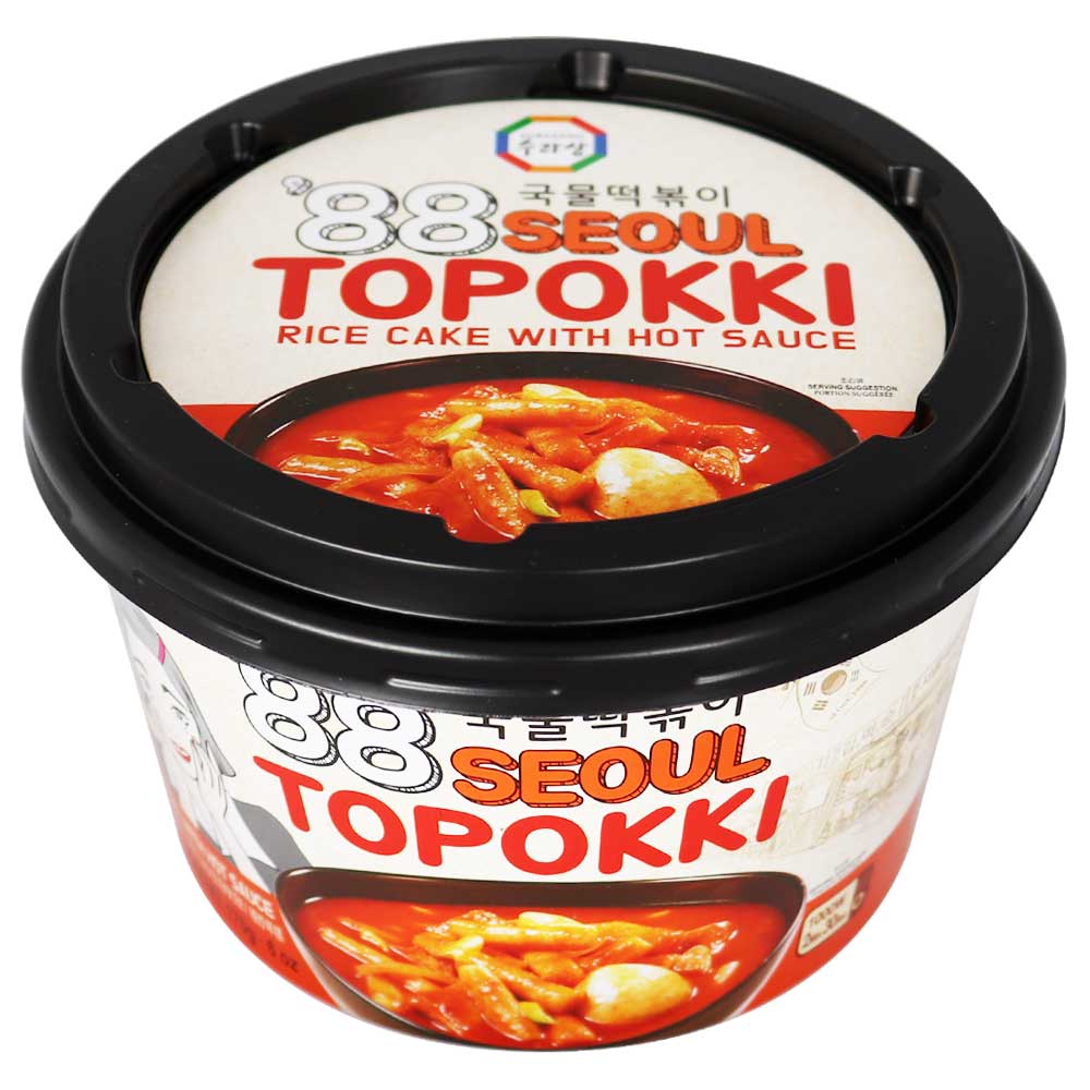 Topokki Coreano Instantáneo Picante marca Surasang de 170 gramos